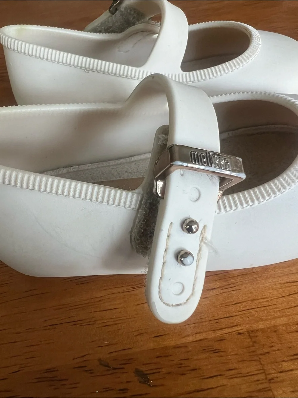 MELISSA! White Kids Mary Jane Shoes